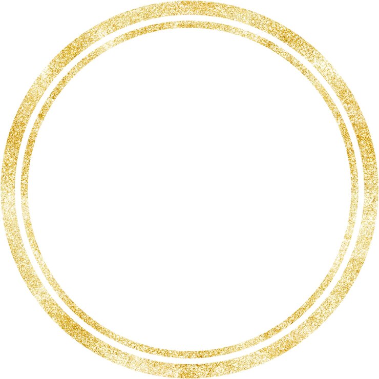 Vetor mancha de tinta brilhante dourada desenhada à mão ilustração pincel pincel ornamento decorar moldura dourada