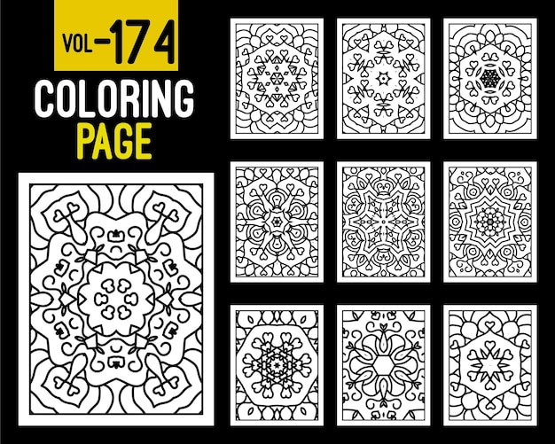 Mandala adulta para colorir livro padrão oriental ilustração vetorial islam árabe indiano turco