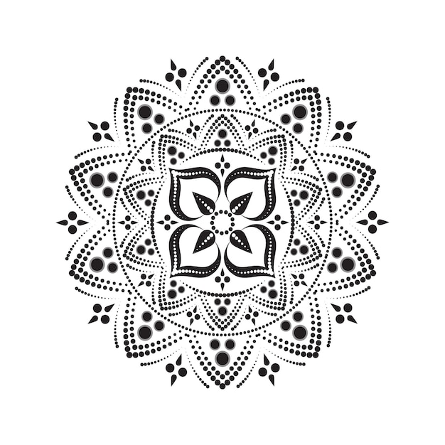 Mandala art design simples