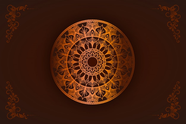 Vetor mandala colorida