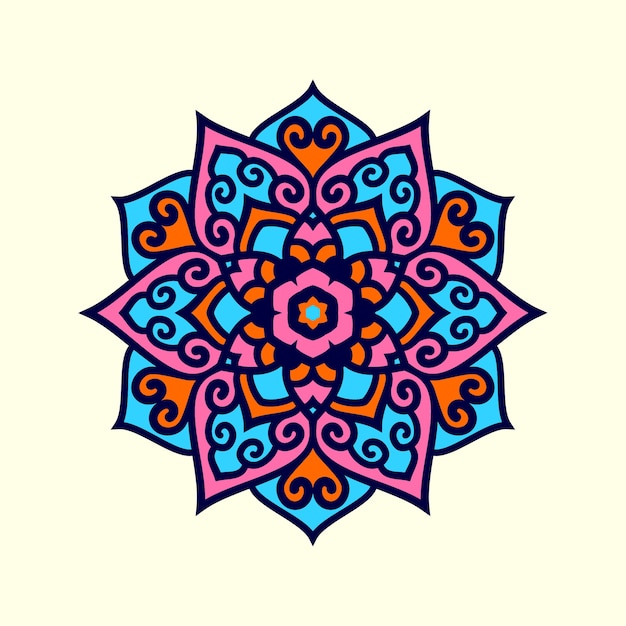 Mandala colorida