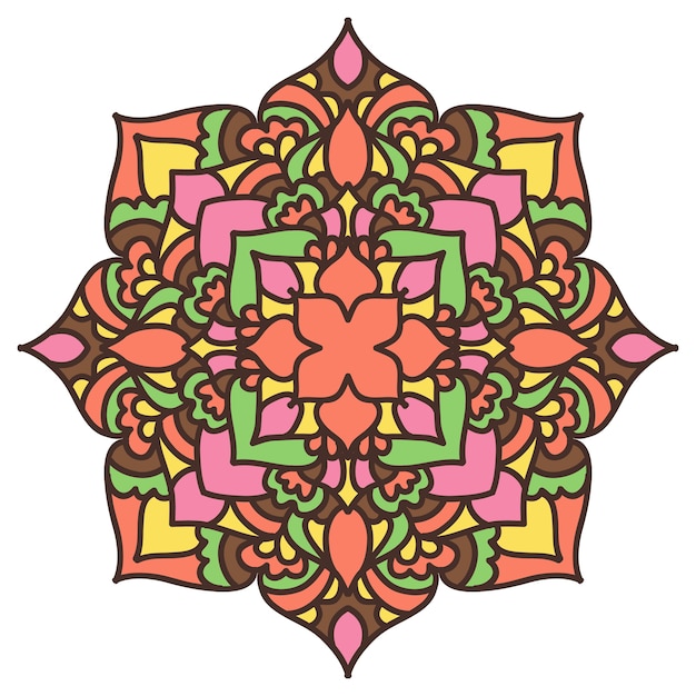 Mandala colorida