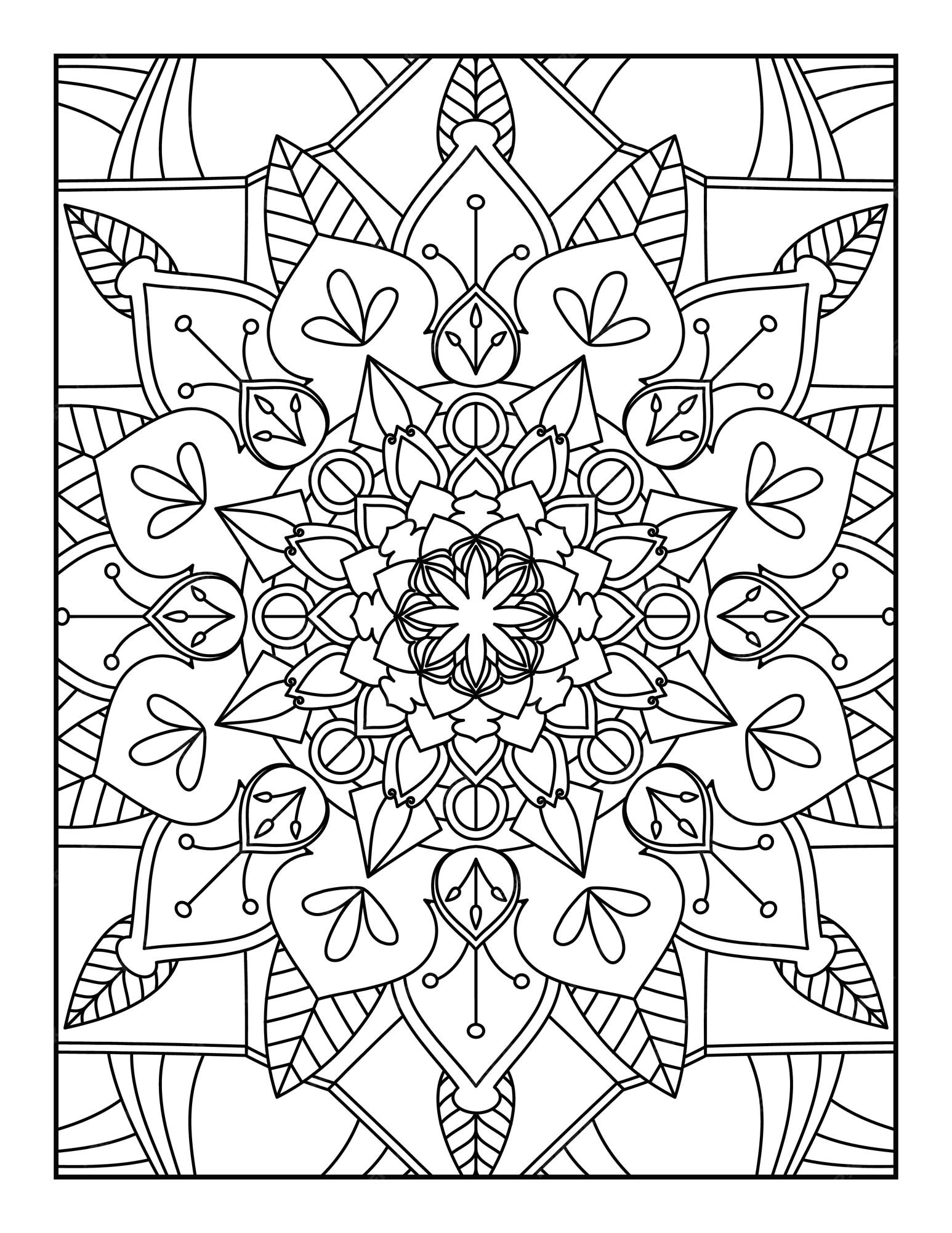 Mandala-complexo-livro-livro-29 - Mandalas - Just Color Crianças : Páginas  para colorir para crianças