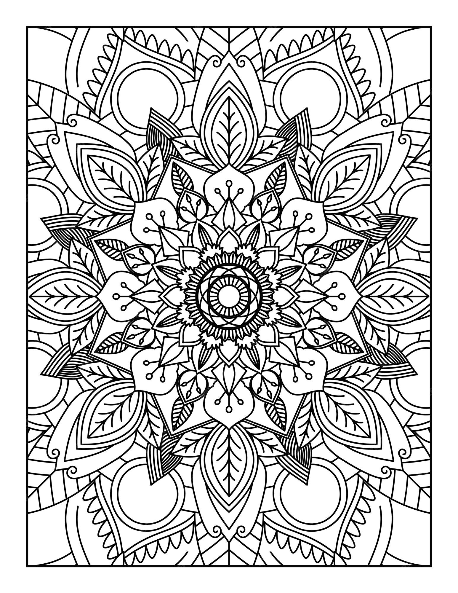 Mandala-complexo-livro-livro-29 - Mandalas - Just Color Crianças : Páginas  para colorir para crianças