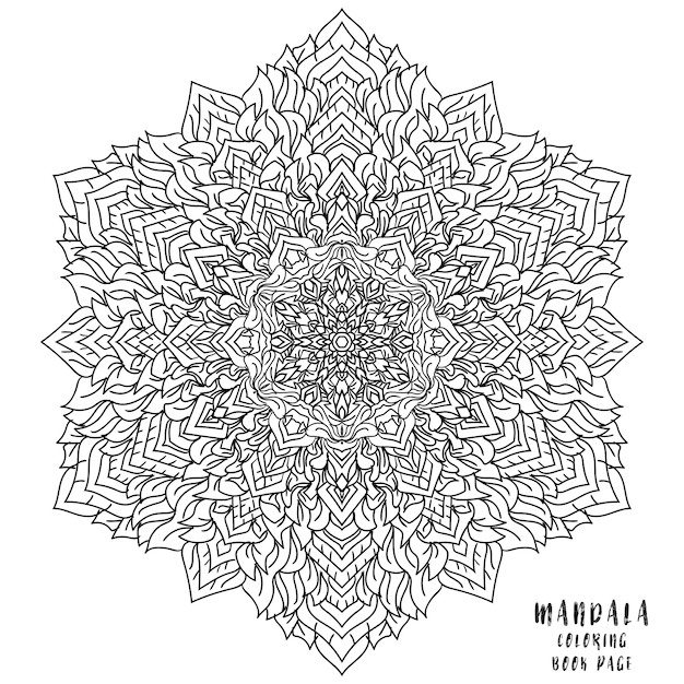 Mandala coloring