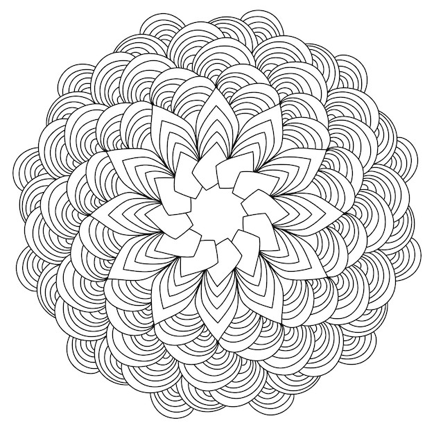 Desenho de Mandala 13 para Colorir - Colorir.com