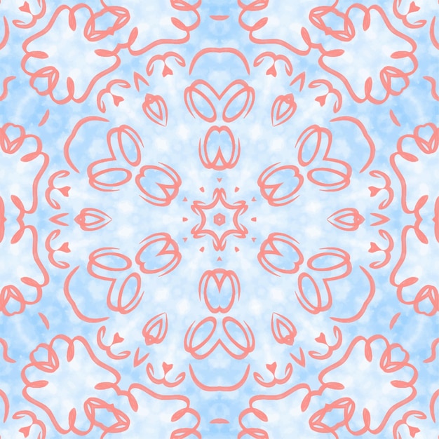 Mandala de flor caleidoscópio ilustração vetorial mosaico colorido vetorial