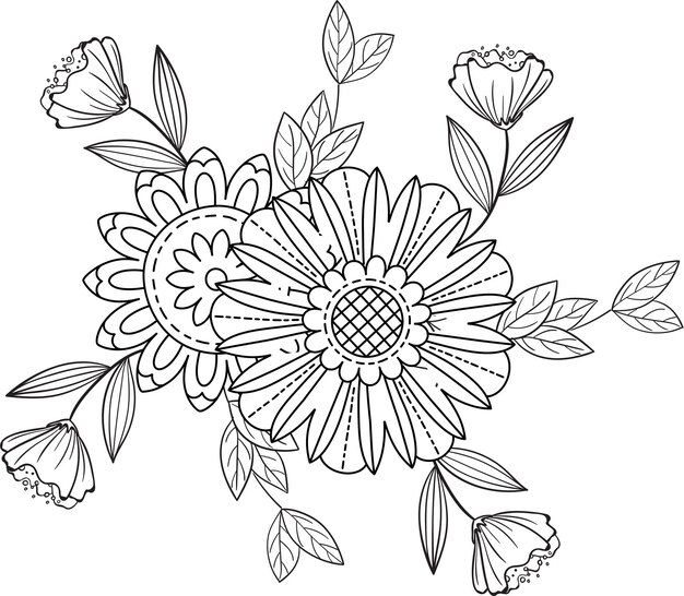 Desenho de Mandala flor para Colorir  Mandala, Desenho de mandala, Flores  para colorir