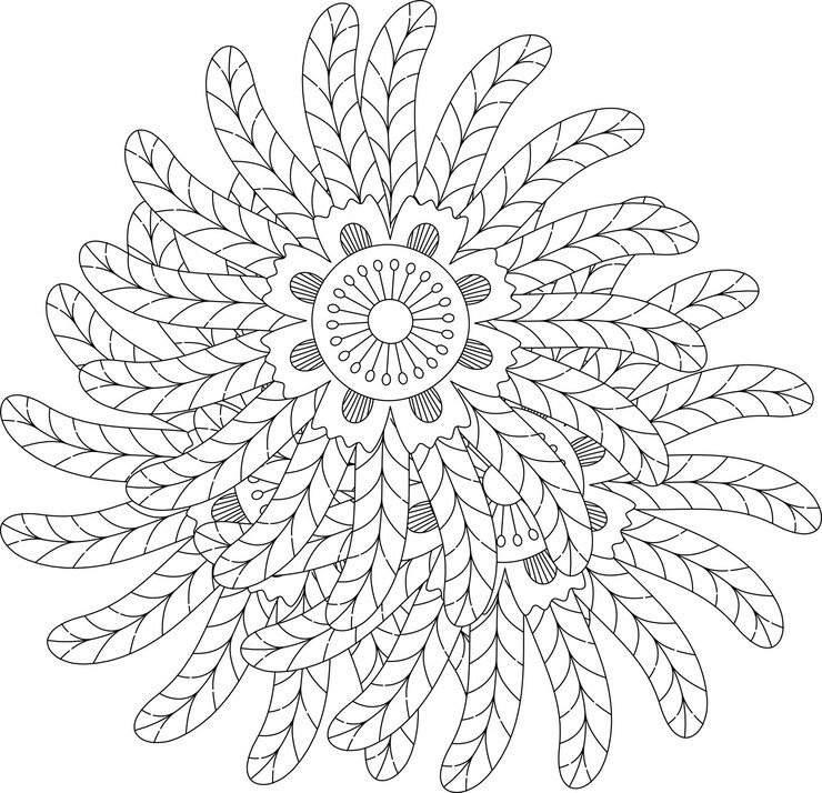 Mandala de flores