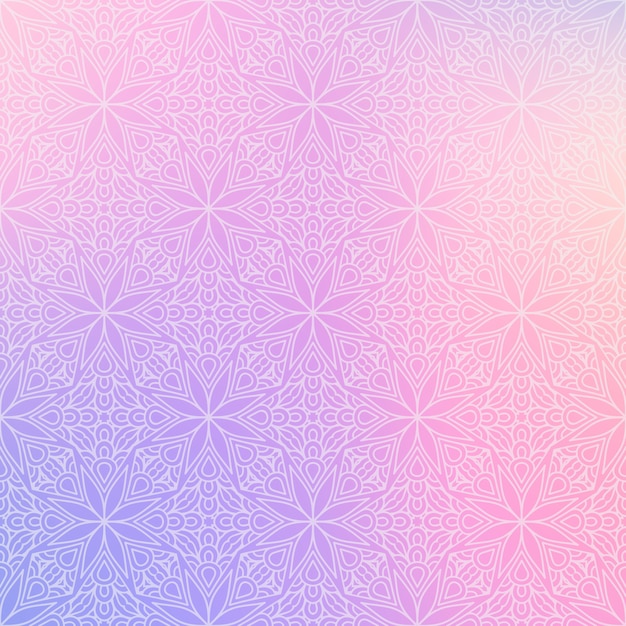 Vetor mandala de fundo vector