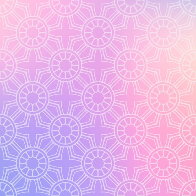 Mandala de fundo vector