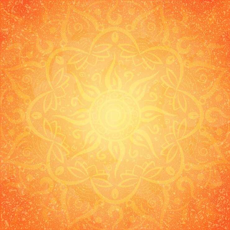 mandala de laranja