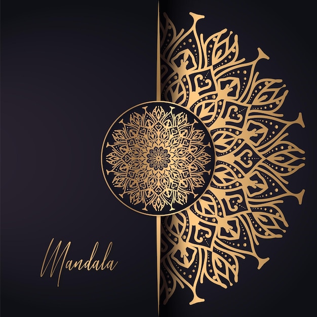 Mandala de vetor de luxo bd