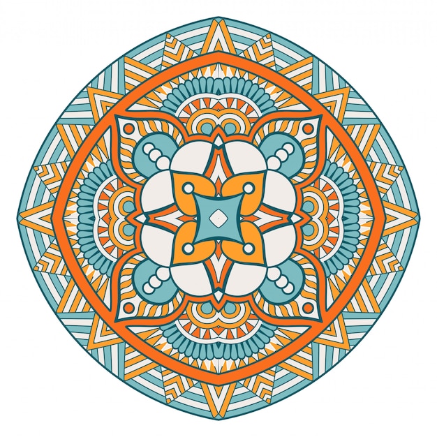 Vetor mandala de vetor