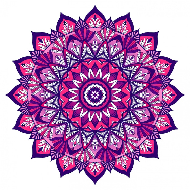 Vetor mandala decorativa