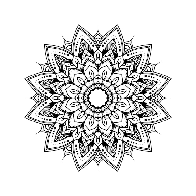 Mandala estilo árabe