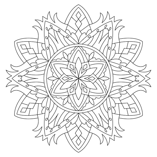 Postais para Colorir - Mandalas - Europrice