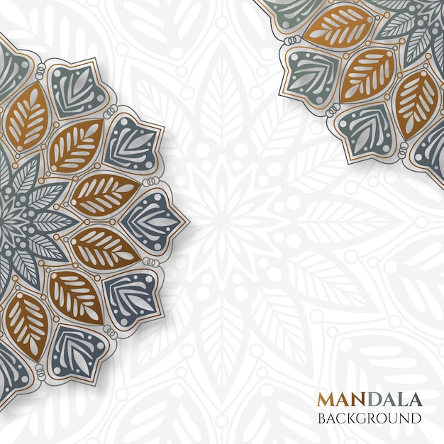 Mandala étnica de luxo várias combinações de cores