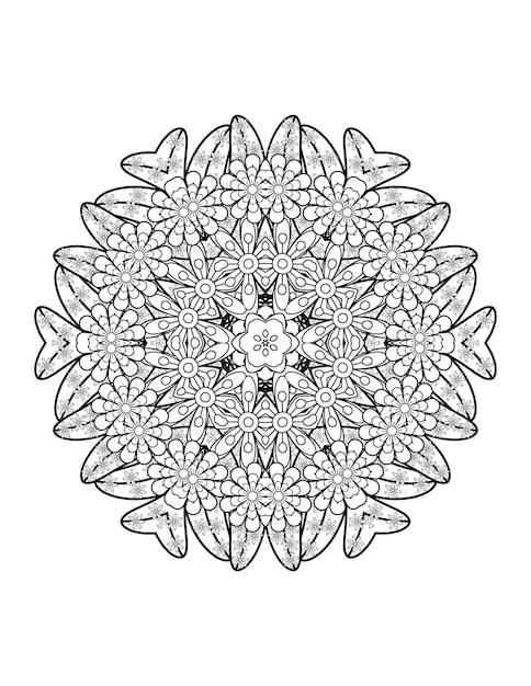 Mandala flor. mandala. mandala para colorir. flor