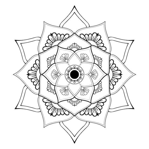 Mandala indiana do vetor