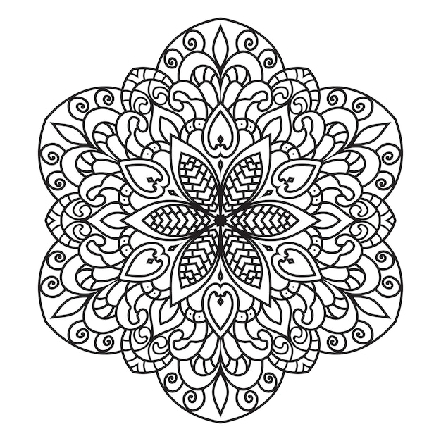 Mandala indiana do vetor