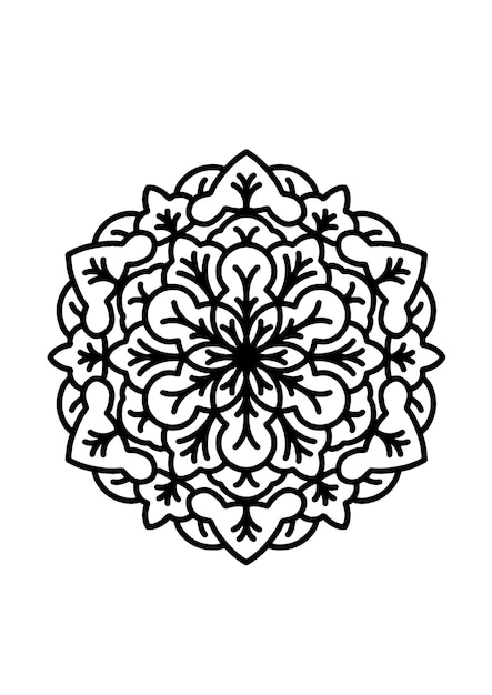 Mandala livro para colorir e decoração para casa