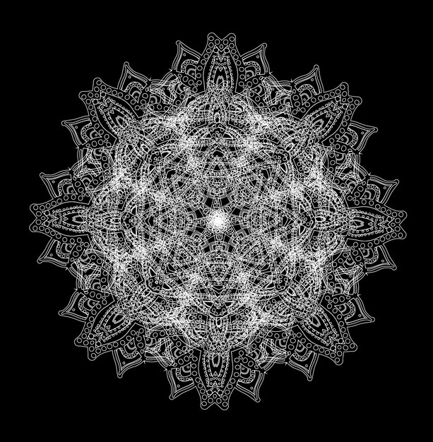 Mandala ornamental abstrata