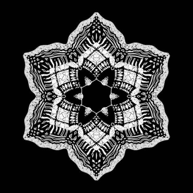 Mandala ornamental abstrata