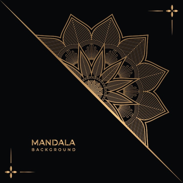 Mandala ornamental vetorial inspirada étnica