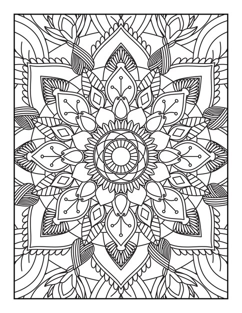 Mandala. página para colorir