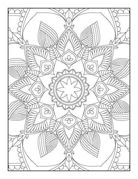 Mandala. página para colorir