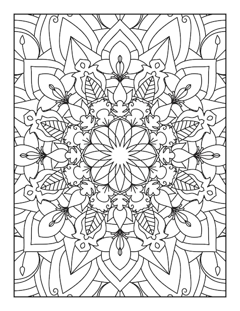 Mandala. página para colorir