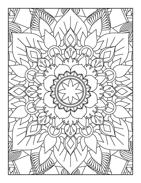 Mandala. página para colorir