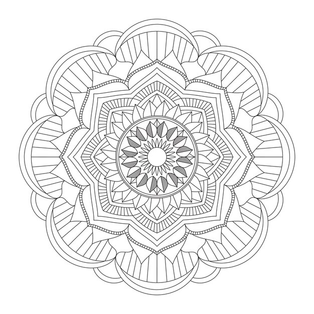 Mandala. página para colorir