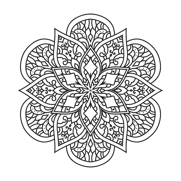 Mandala. página para colorir