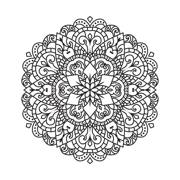 Mandala. página para colorir