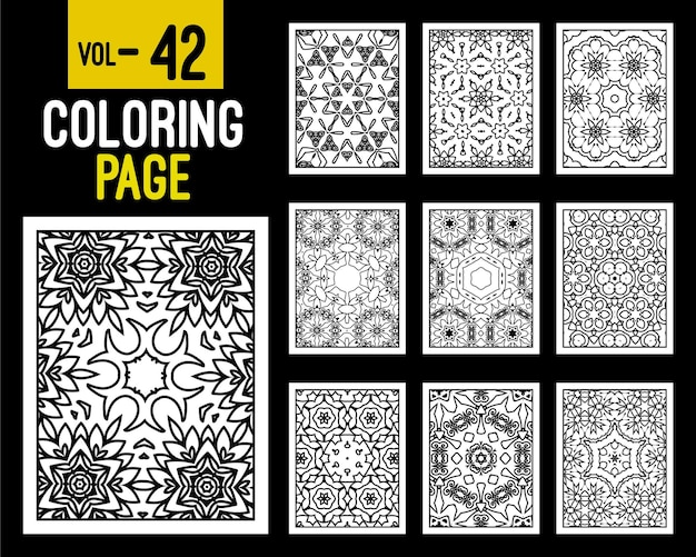 Mandala para adultos coloring book ilustração em vetor padrão oriental islã árabe índio turco