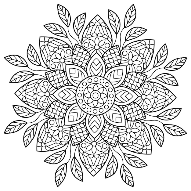 Mandala para colorir livro