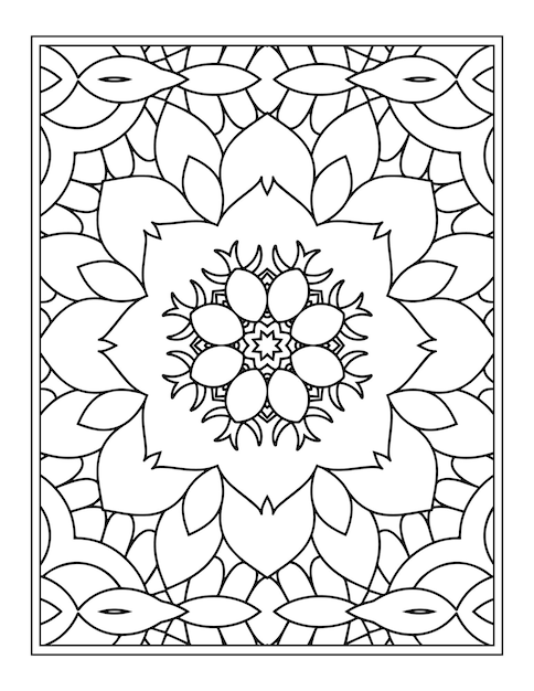 Mandala para colorir livro