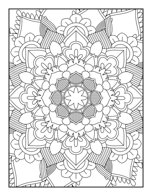 Mandala para colorir. página para colorir