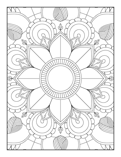 Mandala para colorir. página para colorir