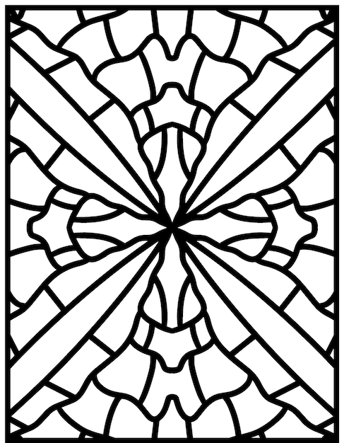 Mandala simples para colorir com padrões fáceis e simples de mandala para crianças ou adultos