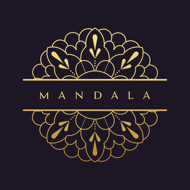 Mandala-vector logo / ícone de ilustração