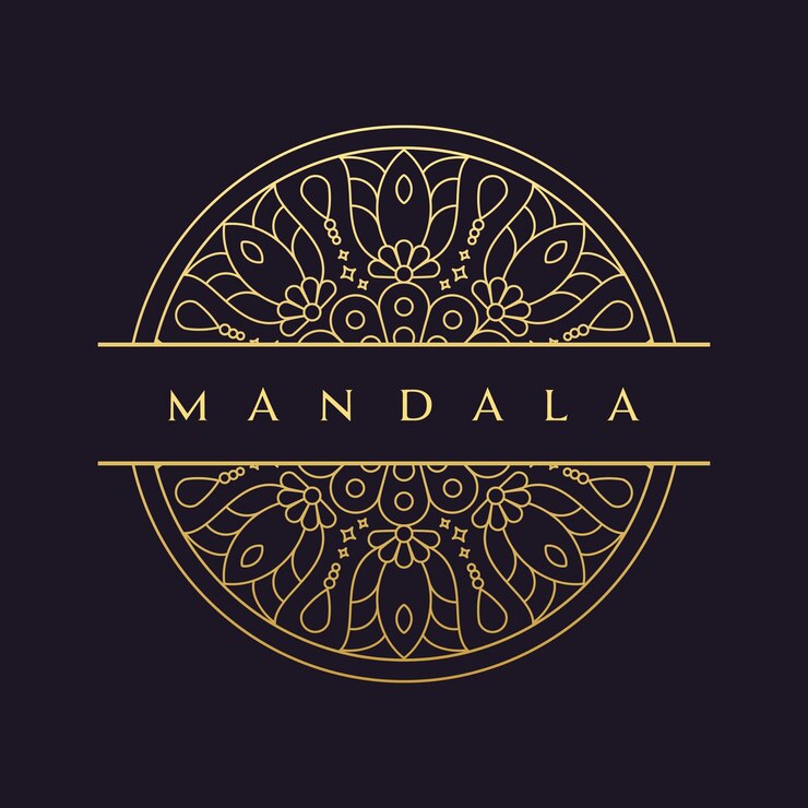 Vetor mandala-vector logo / ícone de ilustração