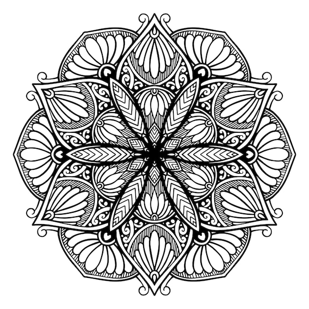 Mandalas redondas para colorir 🥝 –