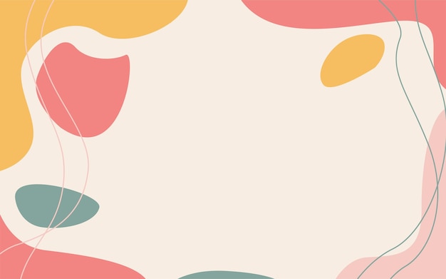 Mão desenhar ilustração vetorial de fundo mínimo