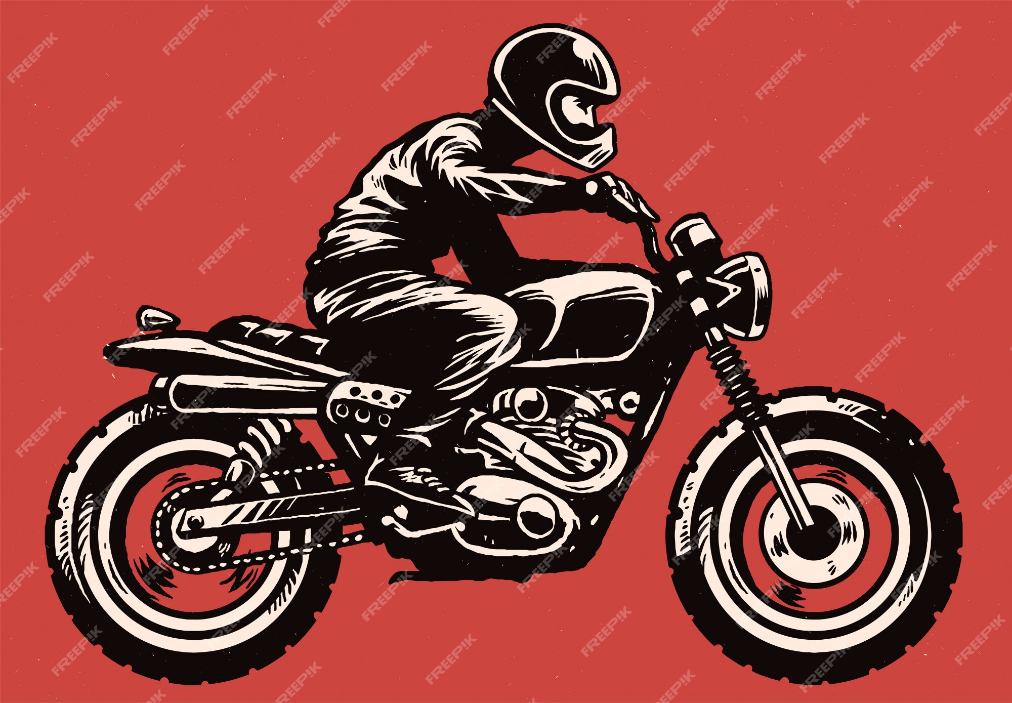 desenho do motociclista isolado desenhado à mão 1330826 Vetor no Vecteezy