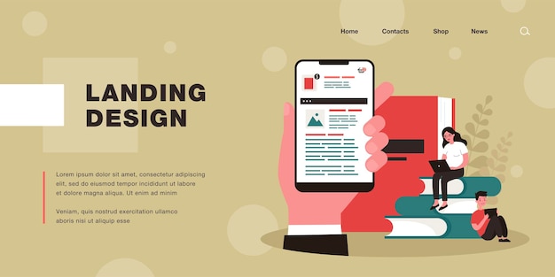Mão segurando o smartphone com aplicativo para pedidos online. ilustração em vetor plana. encomendar álbum de fotos ou imprimir fotos no site da loja. tecnologia, fotografia, família, conceito de memória para design