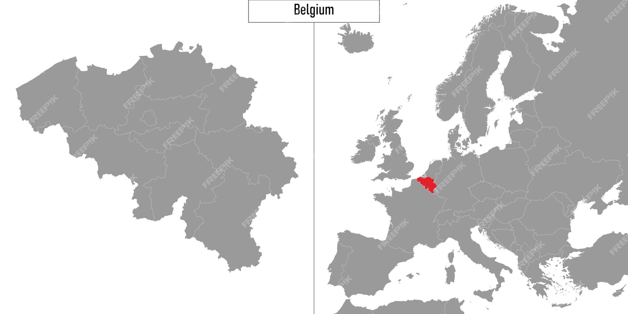 Vector O Mapa De Luxemburgo, De Bélgica, De França, Dos Países Baixos, De  Portugal, Espanha, De Liechtenstein, De Andorra E De Su Ilustração do Vetor  - Ilustração de grampo, terra: 89958121