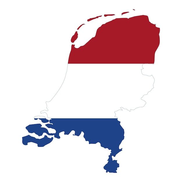 Mapa da holanda